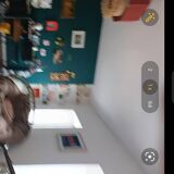 Beveled mirror in solid wood