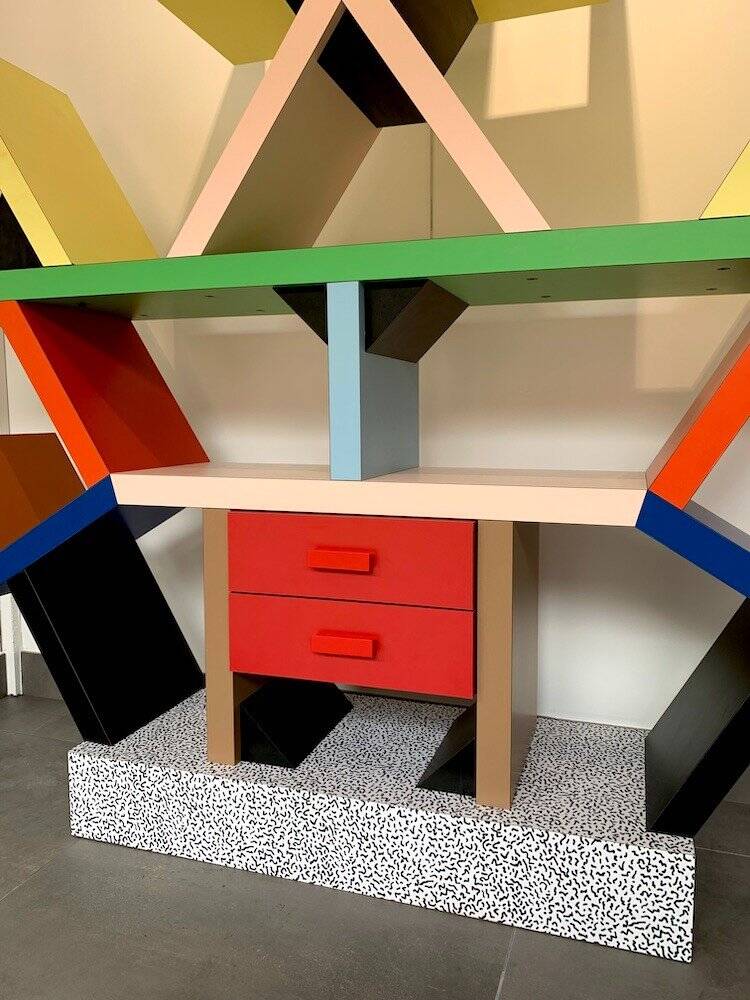 Ettore Sottsass - Carlton Library, Memphis Milano edition
