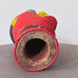 Bamileke beaded terracotta head (Cameroon)