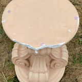 Large oval table marble top