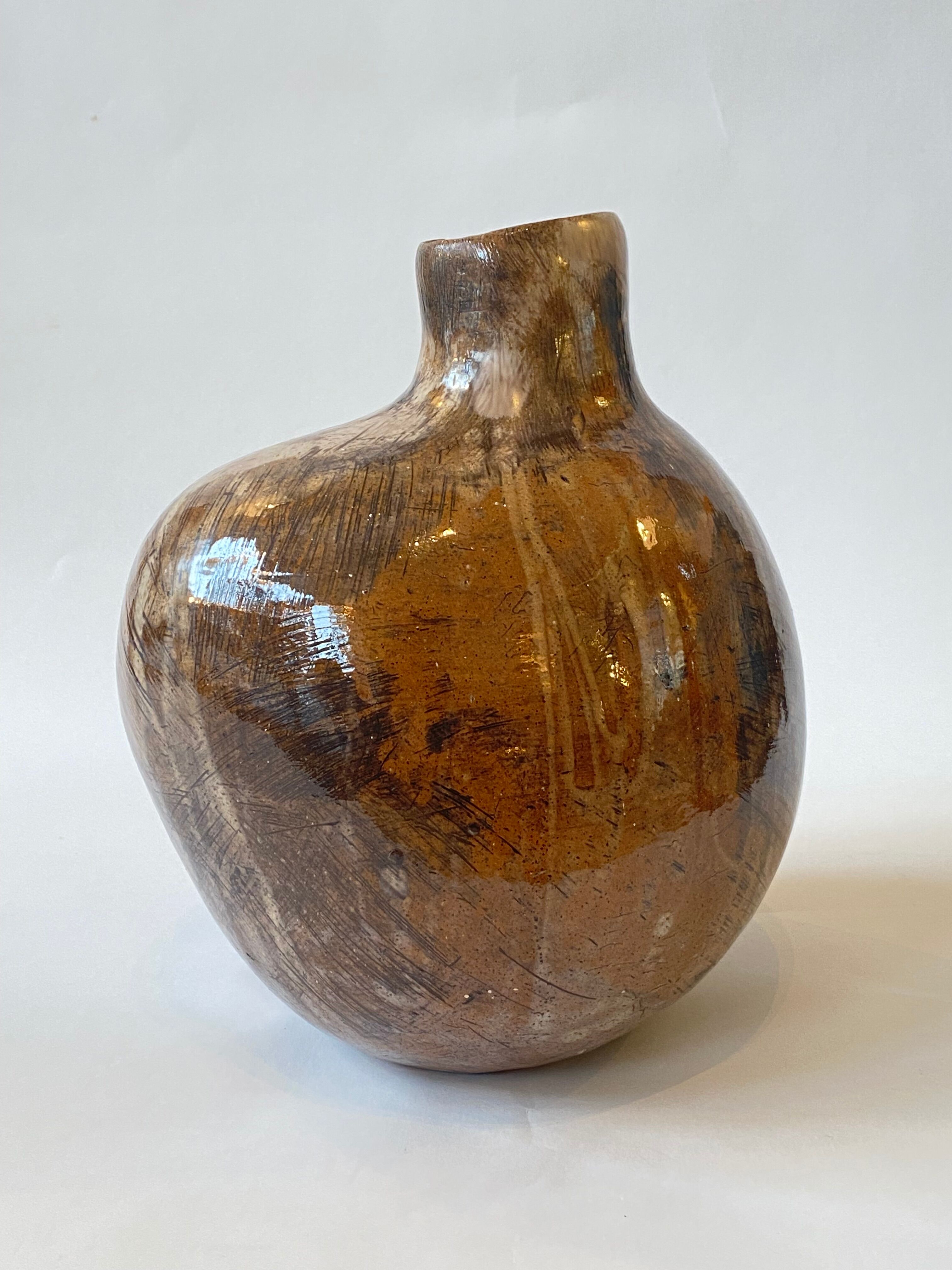 Free-form contemporary ceramic vase