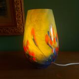 Lampe en verre soufflé soisy, essonne