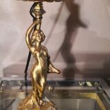 Art deco lamp in regulated