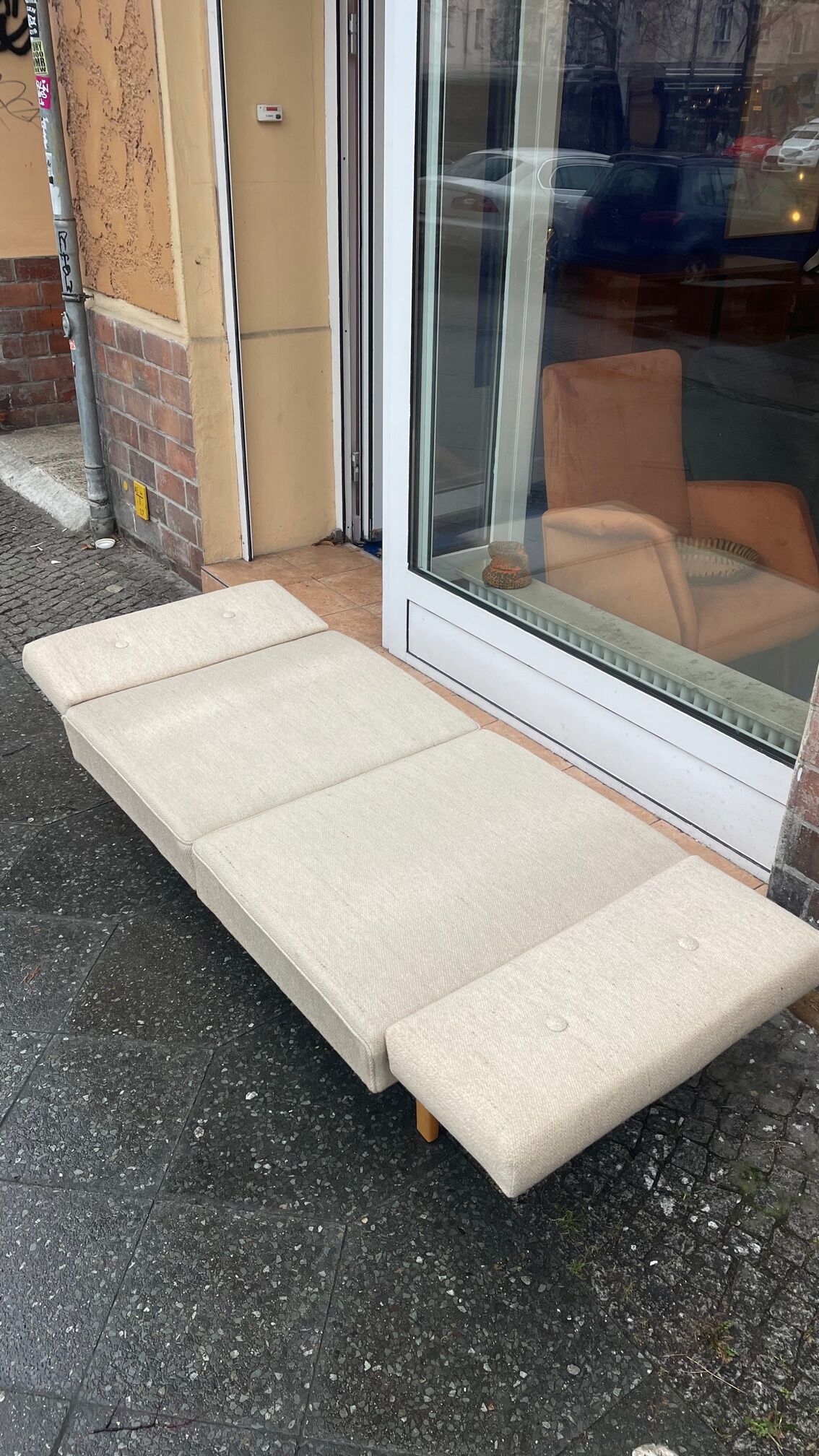 Daybed 2-seater 60s Scandinavian style