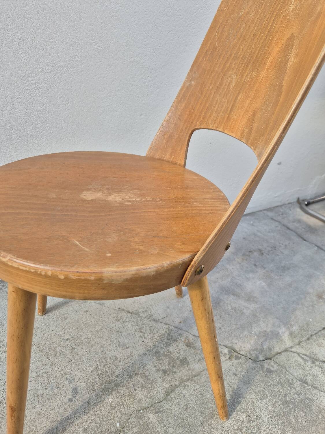 Baumann chair model "Mondor" bistro 1950 vintage