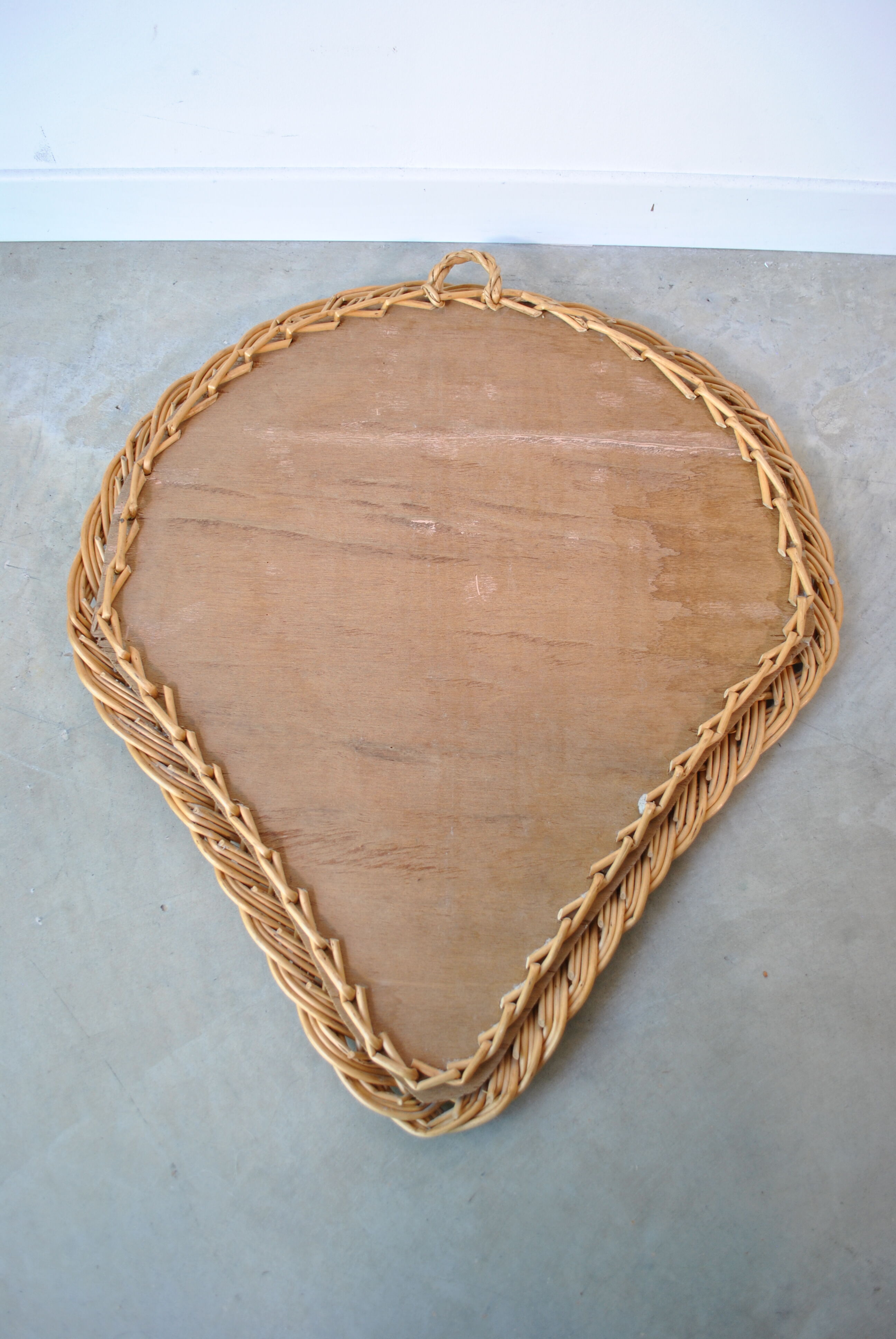 Rattan mirror 1970