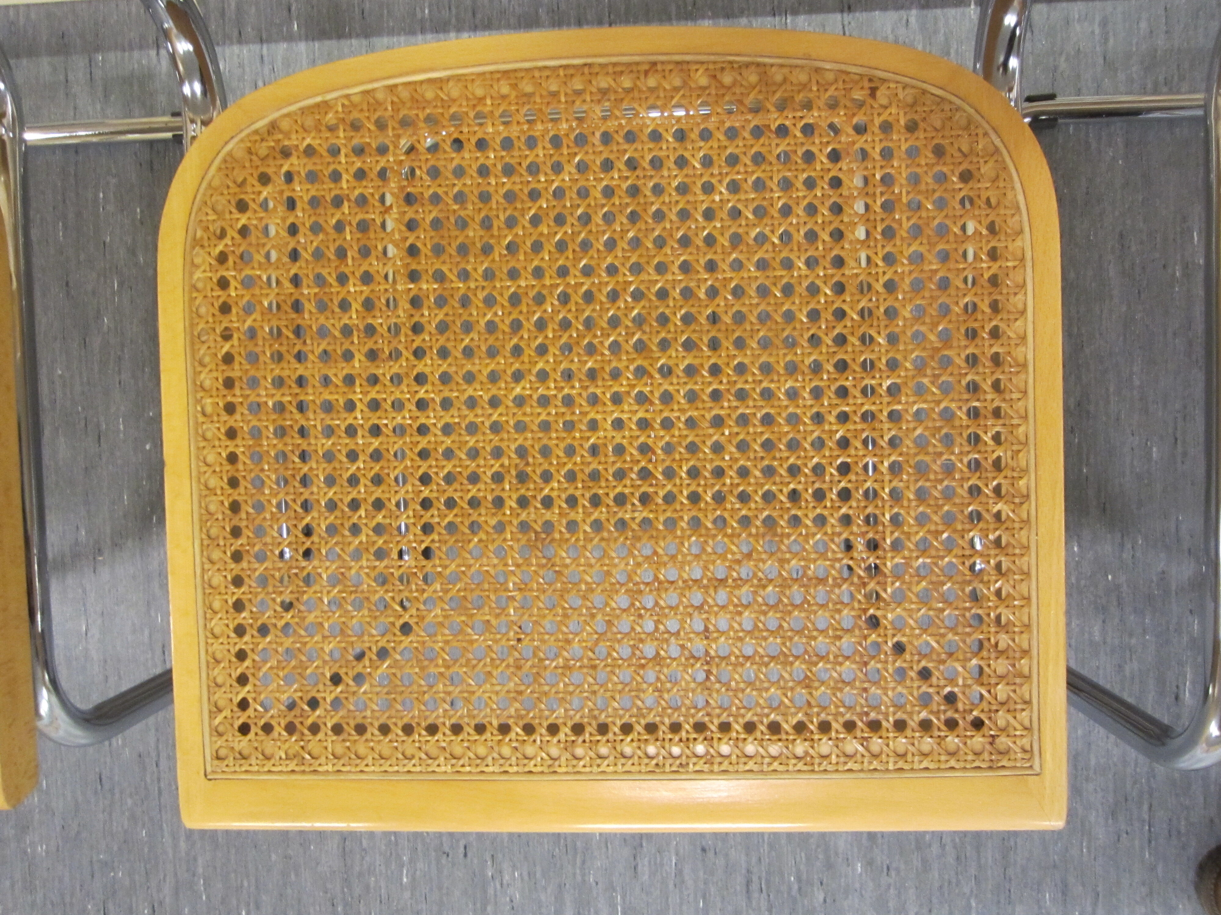 Série de 4 chaises Cesca B32 par Marcel Breuer