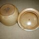Covered sugar bowl in stoneware CNP Village France