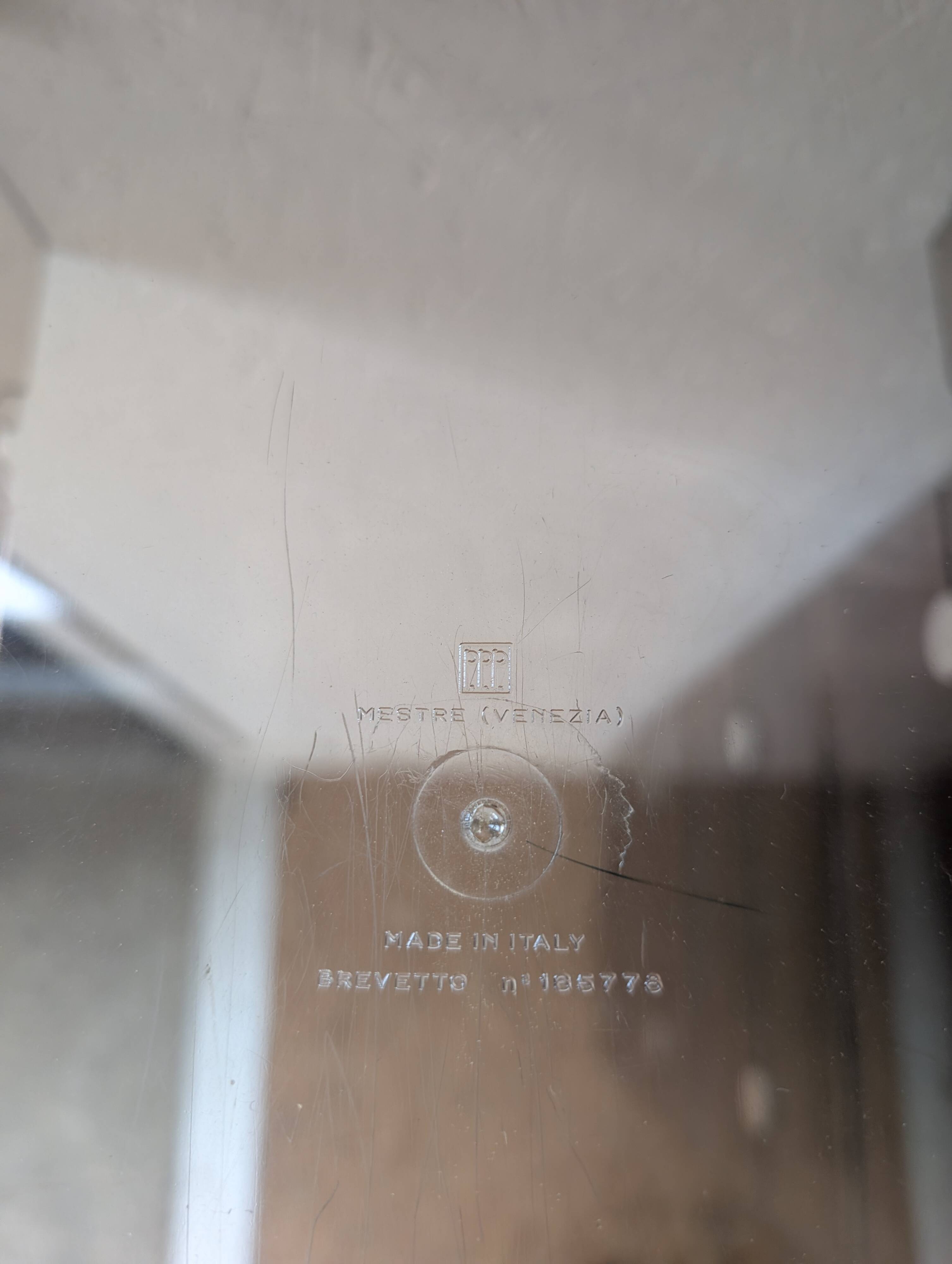 Set of 42 modular plexiglass lockers, Italy, 1970s