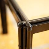 Gazebo model coffee tables, 1970s, set of 2.