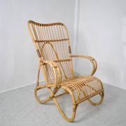 Rattan armchair 1960