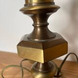 Pied de lampe ancien en laiton