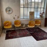 4 chairs Rinaldi "Sabrina" yellow leather