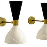 Wall lamps in the style of Italian creations of the 1950s