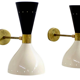 Wall lamps in the style of Italian creations of the 1950s