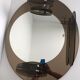 Lupi Crystal Luxor Mirror with 2 integrated wall lights and shelf