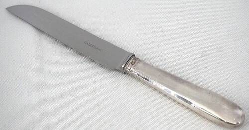 Cardeilhac Christofle 10 silver table knives Minerva Uniplat excellent condition