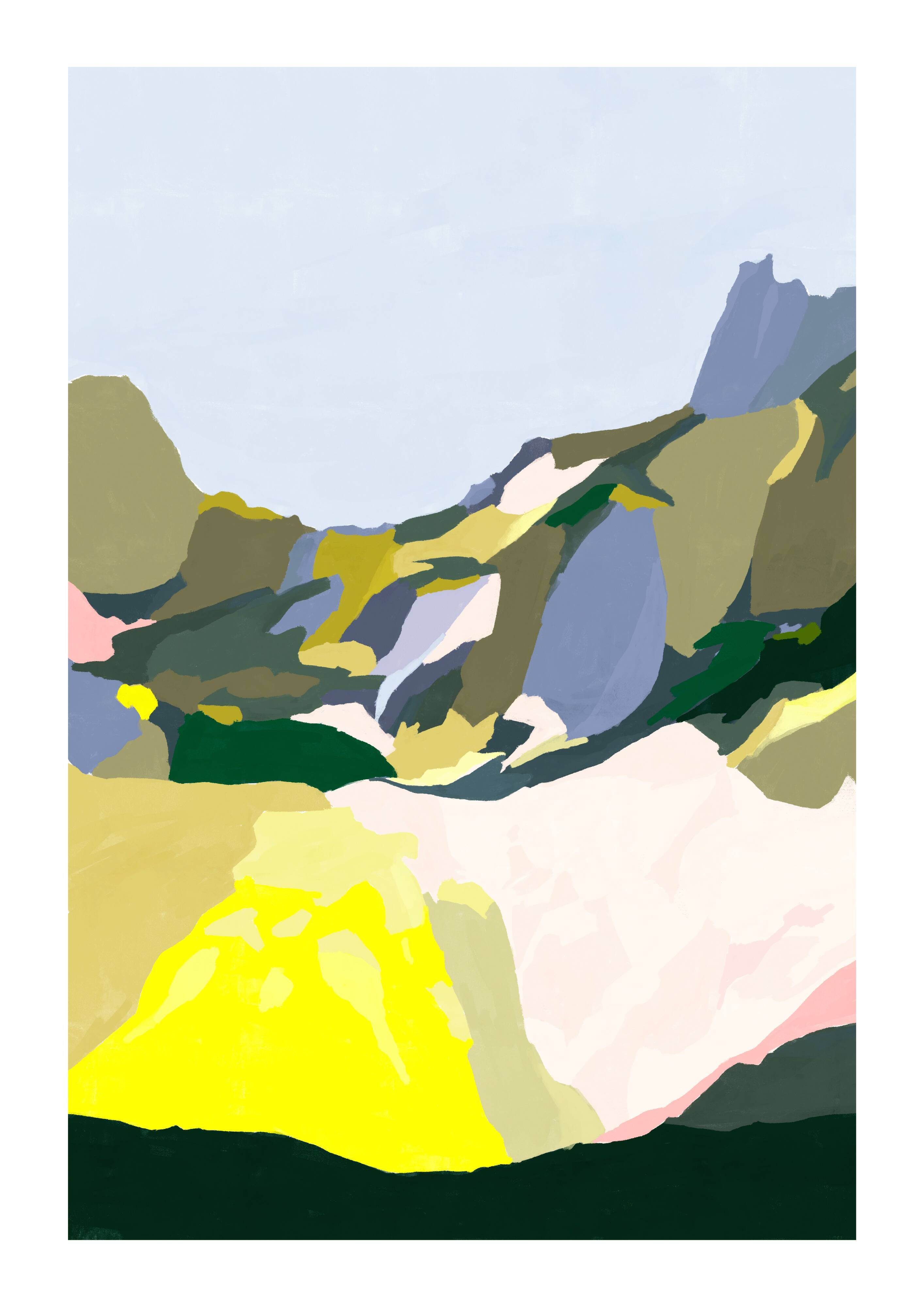 Art print A3, Les Goudes