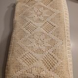 2 antique crocheted bedspreads