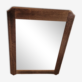 62x88 wooden mirror on stand