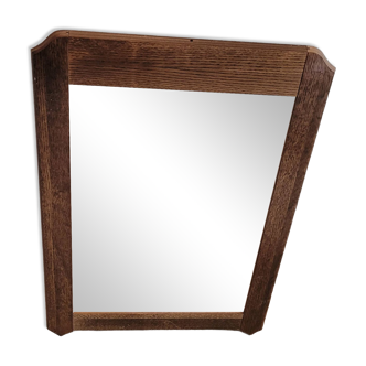 62x88 wooden mirror on stand