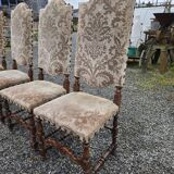 high back chairs x 6