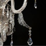 Murano crystal chandelier, Italy.