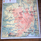 Old school map - Massif central / Jura
