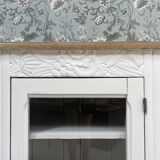 Renovated Art Deco glass sideboard