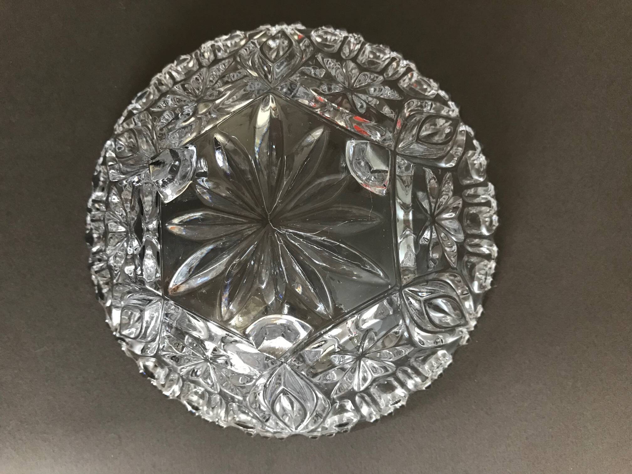 Crystal candy dish