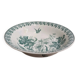 Old large salad bowl Moulin Des Loups & Hamage Orchidée