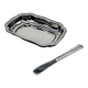 Beurrier en inox