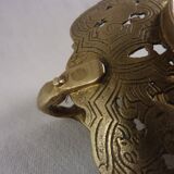 Hand boougeoir, cellar rat, openwork bronze