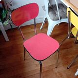 Red formica chair