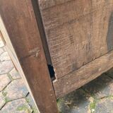 Antique wooden confit pot.