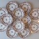 Set of 13 porcelain plates from PARIS - EDMOND HONORE - Early nineteenth