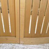 Large curved beech screen from the 80s