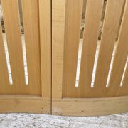 Large curved beech screen from the 80s