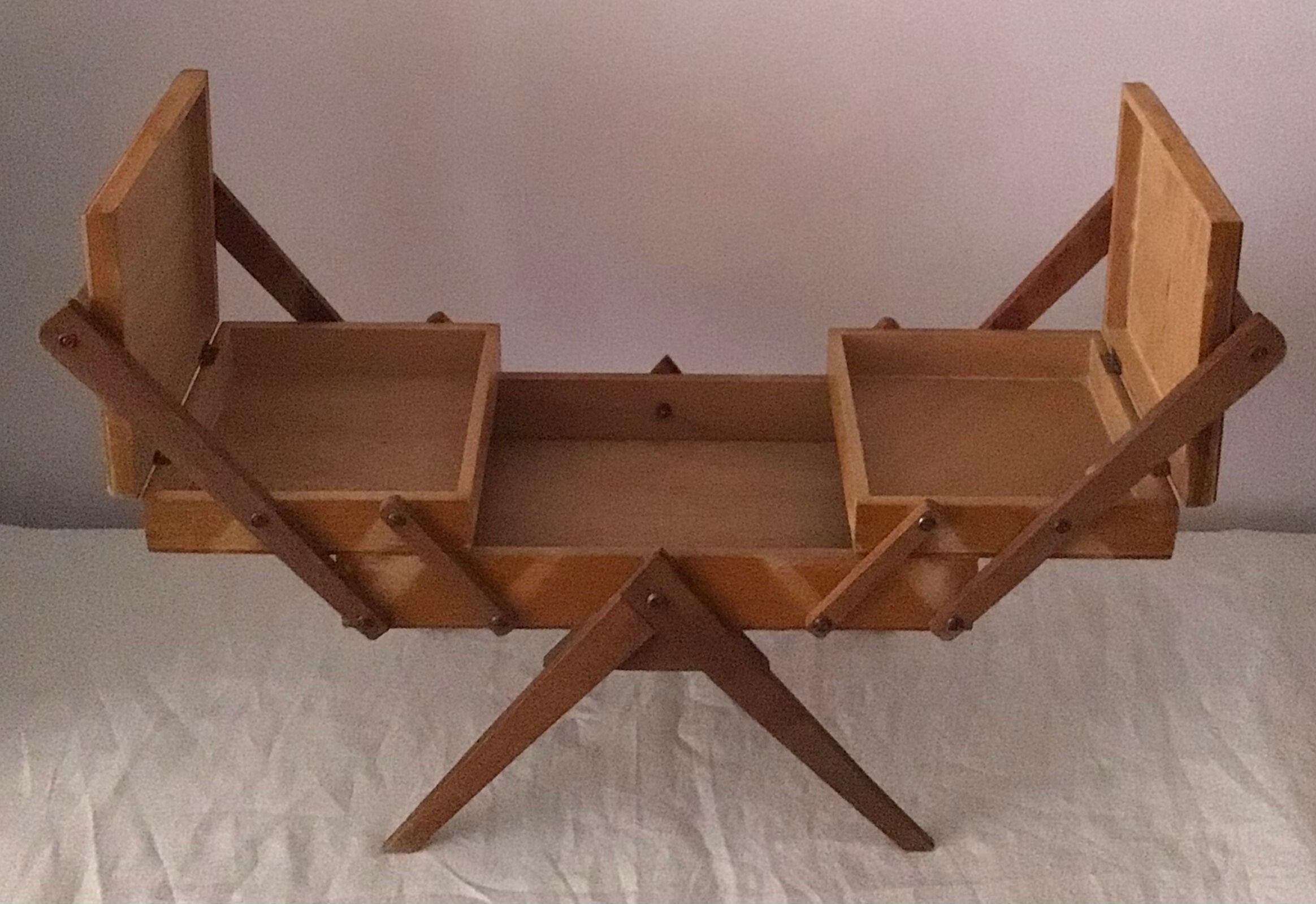 Worker, former sewing box