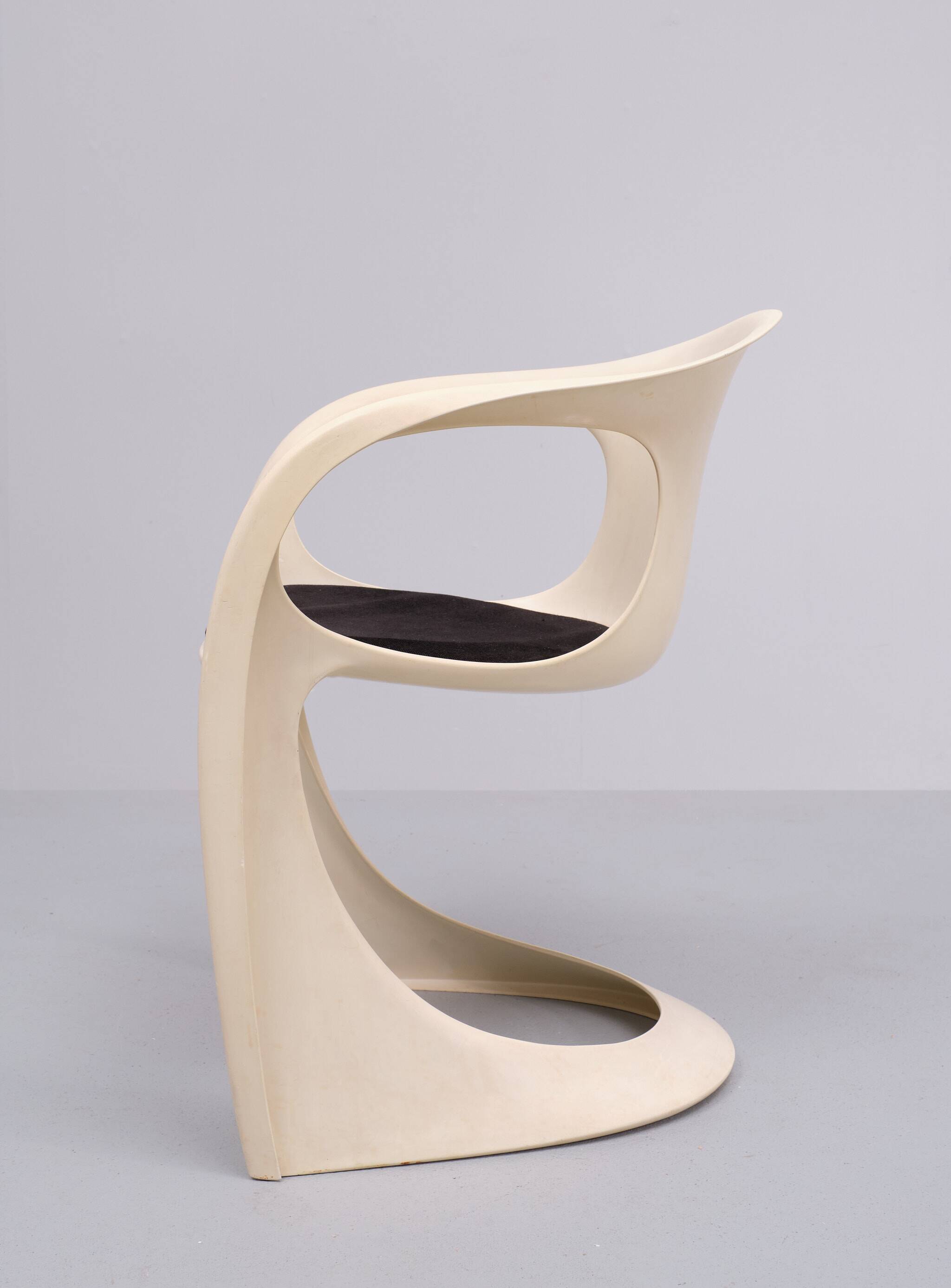 Casalino Fiberglass Chair by Alexander Begge for Casala, 1974