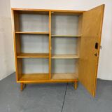 Armoire en bouleau moderniste du milieu du siècle par Coen De Vries pour Everest, années 1950