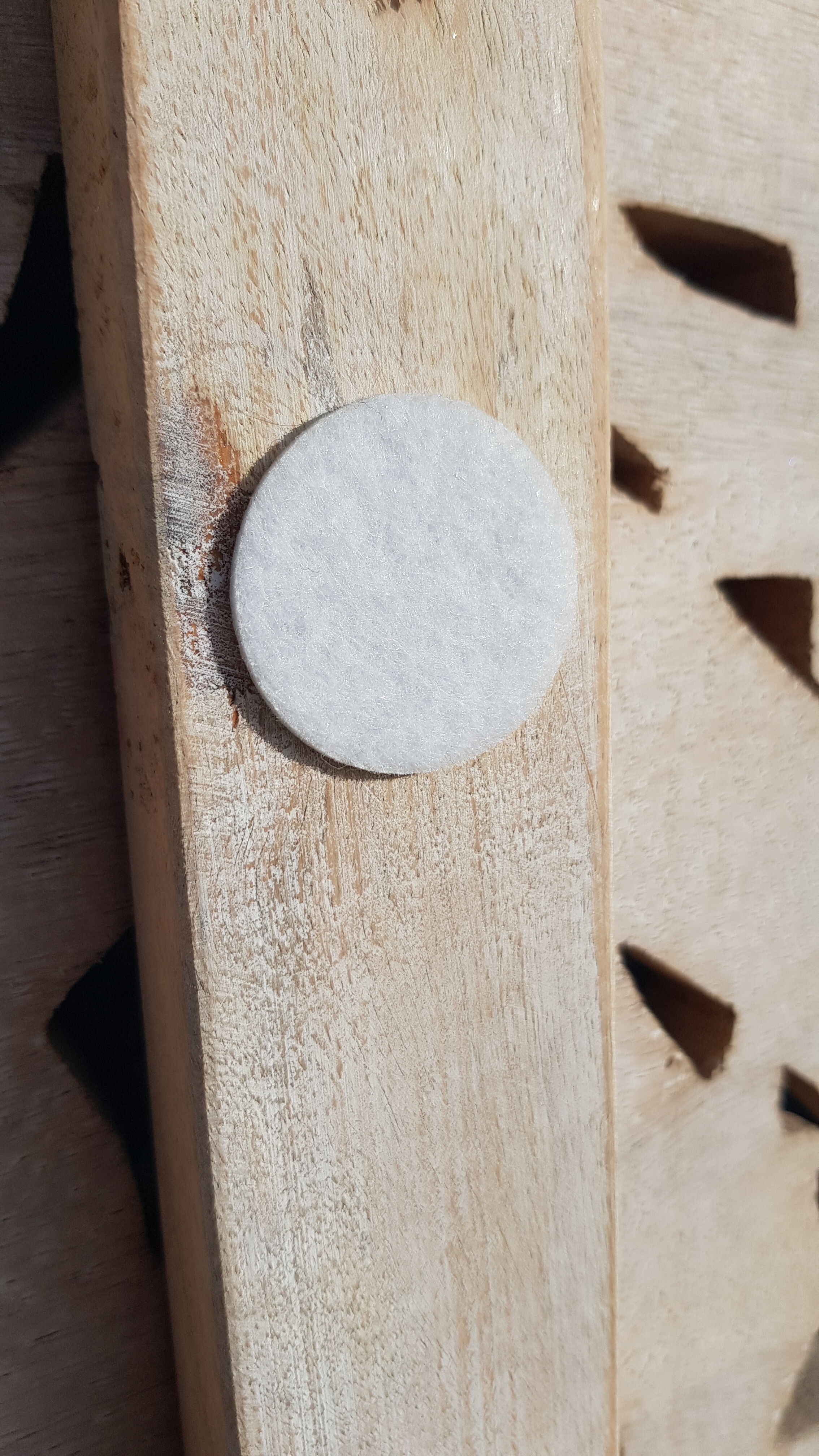 Carved mango headboard