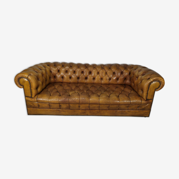 Chesterfield leather sofa