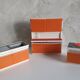 Doll furniture, orange vintage kitchen toy