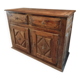 Buffet Ancien Français du XVIIᵉ Siècle en Bois de Châtaignier