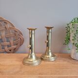 La Redoute x Selency pair of brass candle holders 11