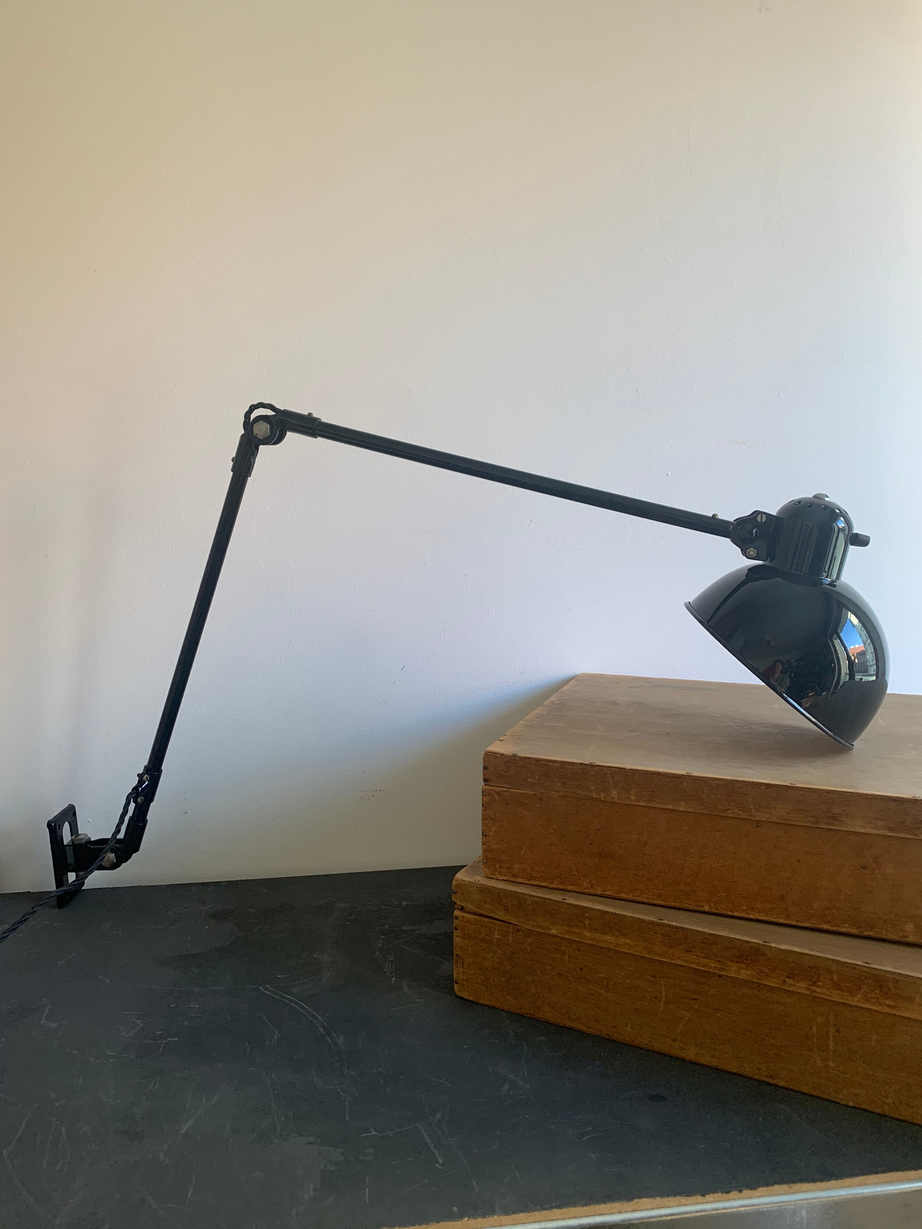 Wall Bauhaus Lamp, Germany, 1940s