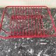 Plasticized metal dish rack