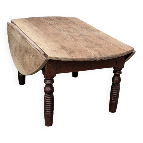 Table basse ovale pliable