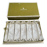 Box of 6 Christofle 4-ball knife holders